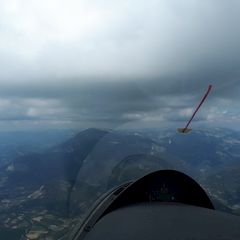 Flugwegposition um 13:04:24: Aufgenommen in der Nähe von Drôme, Frankreich in 2318 Meter